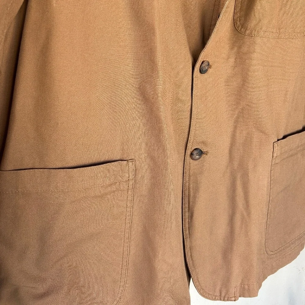 Duluth Trading Co Men Size XL Tall Fire Hose Presentation Jacket Blazer Coat